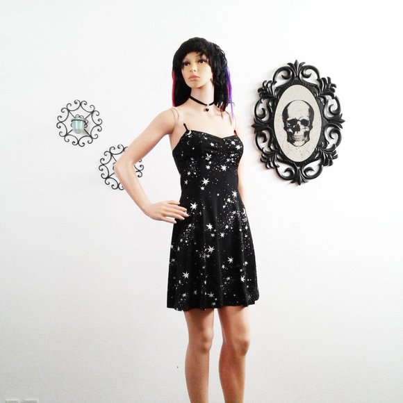 Night Sky Spaghetti Strap Dress - Picture 2 of 8